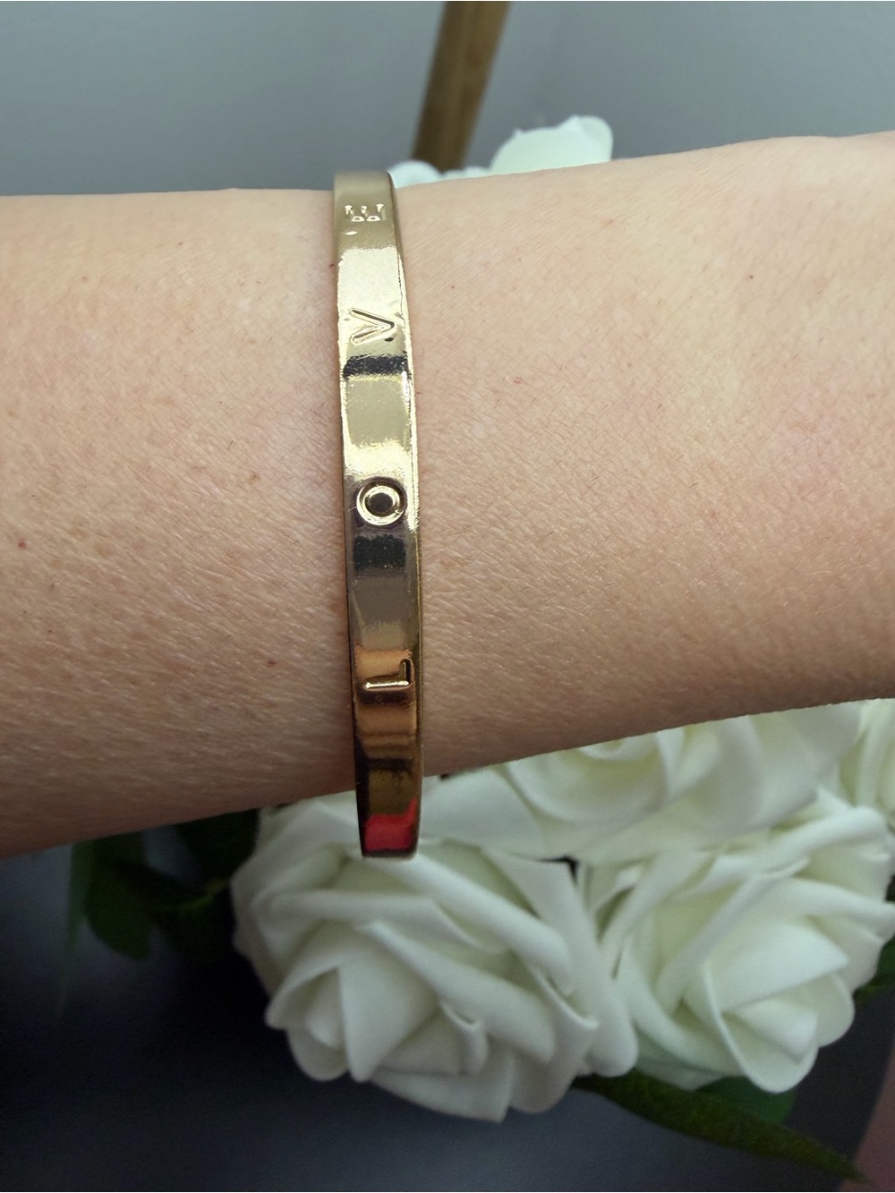 Rose Gold Women's Bangle Bracelet